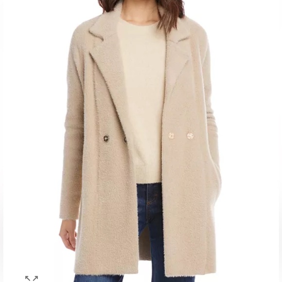 Karen Kane Notch Collar Sweater Coat - Picture 10 of 10